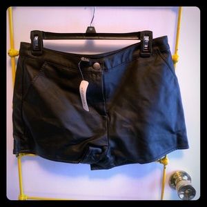 Forever 21 Leather Shorts